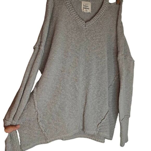 Between Me & You Thick Cotton Cold Shoulder Sweater - Picture 2 of 7